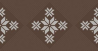 Knitted seamless pattern background vector illustration