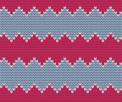 Knitted zigzag seamless pattern background vector illustration