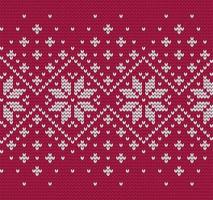 Knitted seamless pattern background vector illustration