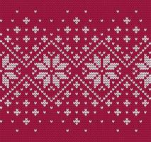 Knitted seamless pattern background vector illustration