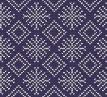 Knitted seamless pattern background vector illustration