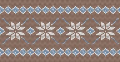Knitted seamless pattern background vector illustration