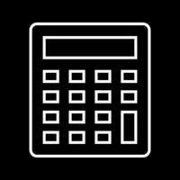 Beautiful Calculator vector line icon