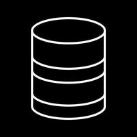 Beautiful Database vector line icon