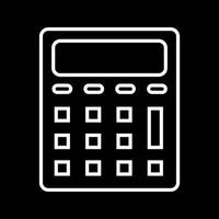 Beautiful Calculator Vector line icon