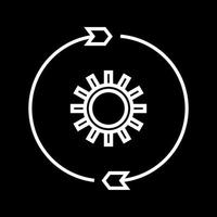 Beautiful Settings vector line icon