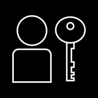 Beautiful Authentication vector line icon