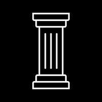 Beautiful Column Vector line icon