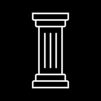 Beautiful Column Vector line icon