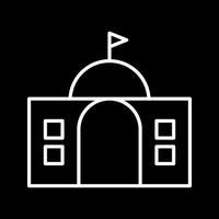 Beautiful Building Vector line icon