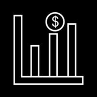 Beautiful Business chart Vector line icon