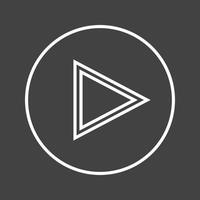 Beautiful Video Line Vector Icon
