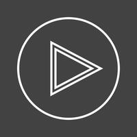 Beautiful Video Line Vector Icon