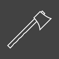 Beautiful Axe Line Vector Icon