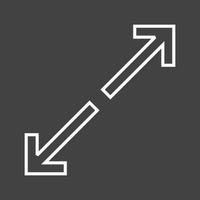 Beautiful Fit To arrow Line Vector Icon