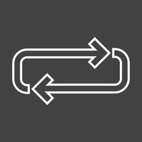 Beautiful Loop Line Vector Icon