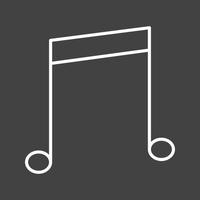 Beautiful Music Line Vector Icon