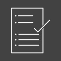 Beautiful Check Report Line Vector Icon