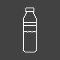 Beautiful Water Bottle Line Vector Icon