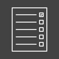 Beautiful Quiz Line Vector Icon