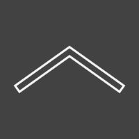 Beautiful Arrow Up Line Vector Icon