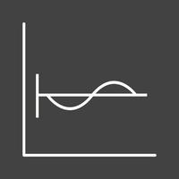 Beautiful Cosine Graph Line Vector Icon