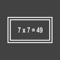 Beautiful Arithmetic Line Vector Icon