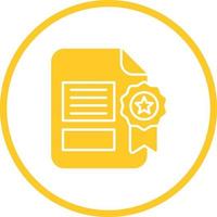 Certificate Vector Icon