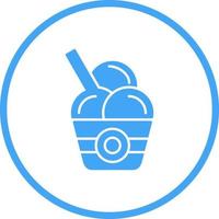 icono de vector de helado