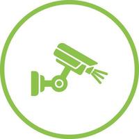 icono de vector de cámara de seguridad