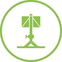 Music Stand Vector Icon