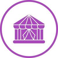 Circus Tent Vector Icon