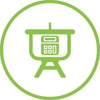 Calculation Presentation Vector Icon