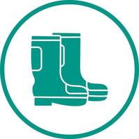 Rain Boots Vector Icon