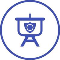 Security Presentation Vector Icon