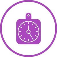 icono de vector de reloj de pared