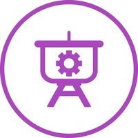 Setting Presentation Vector Icon