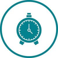 icono de vector de reloj de alarma