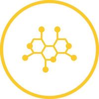 Molecule Structure Vector Icon