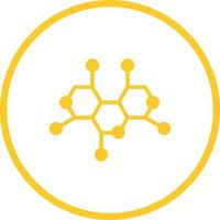 Molecule Structure Vector Icon