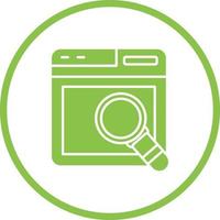 Web Search Vector Icon