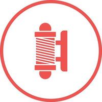 Barber Shop Pole Vector Icon