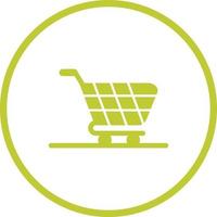 icono de vector de carrito de compras