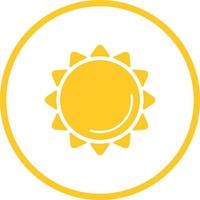 Sun Vector Icon