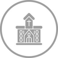 icono de vector de iglesia