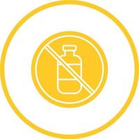 No Liquids Vector Icon