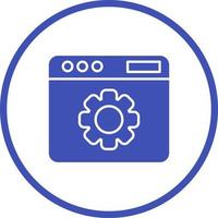Web Settings Vector Icon