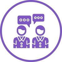 Conversation Vector Icon