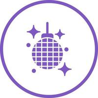 icono de vector de bola de discoteca