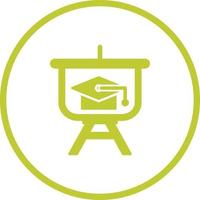 Graduation Presentation Vector Icon